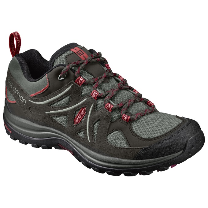 Salomon Singapore Womens Hiking Shoes - ELLIPSE 2 AERO W Black/Silver | 18097-ERHX